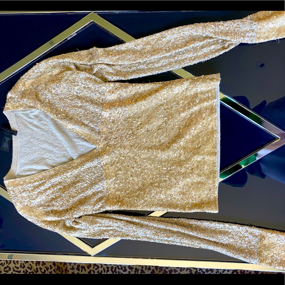 COPY - Donna Karan Sequin Top